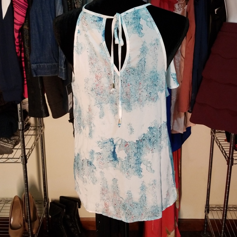 New Mossimo Ruffle Top Size XS - Picture 3 of 6